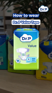 [New Packing] Tena Dr. P Value Tape Adult Diaper M(10x8) / L (9x8) / XL (8x8)