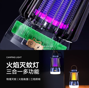 360° Bionic Mosquito Hunter Pro: Dual-Mode Wall/Desktop Defender IP44 Weatherproof Design | 40m² Coverage | Night Light Functionality  1.Core Technology Triple-Wave Attraction: 395nm UV light + bionic heat simulation (mimics human body warmth/movement) fo
