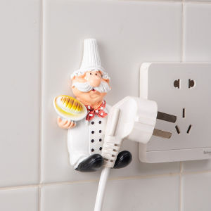 Homenhome ขายึดที่ยึดผนังแบบยึดปลั๊กแบบยึดติดแข็งแรงสำหรับห้องครัว