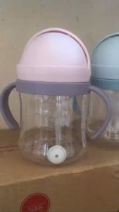 Bình sữa cho bé cổ rộng 2 chức năng Tritan 250ml chống sặc và đầy hơi nhựa an toàn