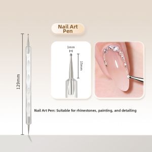 RULIS | Line Drawing Gradient Nail Art Rhinestone Petal Brush Set