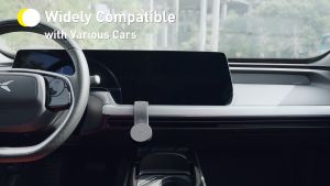 Baseus C02 Magnetic Phone Holder for iPhone 15 14 13 Pro Max Foldable Design Quality Material Car Phone Holder Stand With Universal Compatibility