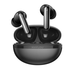 Haylou | HAYLOU Flowbuds N50 ANC Bluetooth 6.0 Wireless Earphones Active Noise Cancellation 6 Mics AI Claer Call Earbuds 32H Playtime