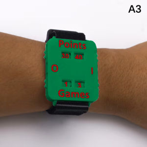 【Portable Cricket/Tennis/Padel Scorer Wristband Instant Score Tracker No Memory Loss Suitable For Coaches Referees Players】