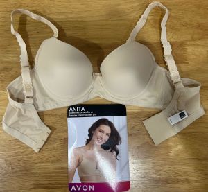 AVON Anita Dream Curve Underwire Memory Foam Moulded Bra beige 34B