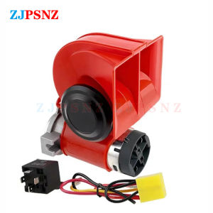 12V 24V Car Twin Dual Tone Compact Air Horns Kits For Car Truck Lorry SUV RV Train Caravan Boat Twin Tone Super Loud Waterproof