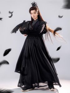 Yunshu Ji [Mo Yu] Original Han Dynasty Improved Chivalrous Dark Costume New Arrival Suit Improve Chinese Style
