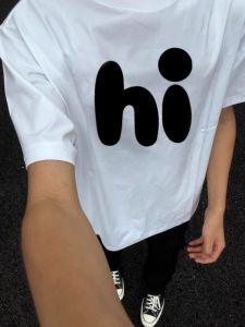 SUOSHE | Plus Size Letter Print Short Sleeve T-Shirt