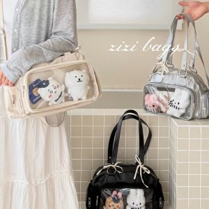 Cute Bar Ita Bag 3-Color Versatile Bowling Bag Portable Crossbody & Backpack New Arrival