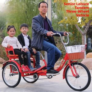 Double Seat Adult Bicycle For Elderly