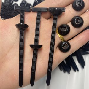 100 Durable Self-Locking Nylon Cable Ties with Black Plastic Zipper Head - High Strength UV Retainer for Auto Repair Home and O