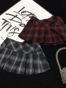 Váy Ngắn Kẻ Caro Cổ Điển Mỹ Cho Nữ Váy Ngắn Xếp Ly Kẻ Caro Cạp Thấp Váy Ngắn Cho Nữ Váy Ngắn Kẻ Caro Xếp Ly Cho Nữ