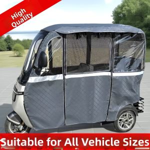 Electric Tricycle Rain Car Tent Suitable for Yadea C16C18C9 Integrated Car Aima Rain Curtain Taylor X5X7