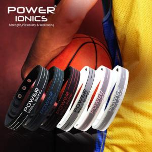 FDA Registration Power Ionics bio health benifits ion balance power therapy silicone sports choker tourmaline germanium wristband bracelet