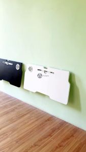 Adapta - Rak Dinding Minimalis -Meja Lipat rak dinding Holder Gelas ukuran 80x40 cm - Floating Desk - STEVEN - E17