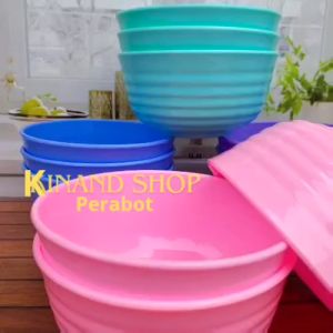 6 Pcs Mangkuk Ramen bulat ulir 6 icnh Soft baru mewah tebal tahan panas