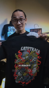 Orarie Kaos GATOTKACA Baju Distro Pria dan Wanita Sablon Plastisol Gratis Stiker dan Keychain