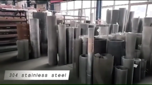 Length: 10 meters 304 STAINLESS STEEL SCREEN FINE WIRE MESH Fire prevention high transparency and high strength