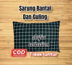 Sarung Bantal Dan Guling Dewasa Pakai Resleting 1 Paket Isi 6 Pcs