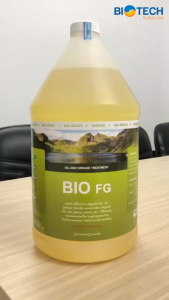 Bio FG Vi sinh xử lý dầu mỡ bẫy dầu mỡ tẩy chất béo mỡ trong đường ống chai 3785 lít