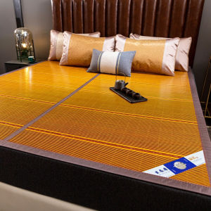 Foldable Double-Sided Bamboo Cooling Mat for Students Dormitory Single Summer Mat 2025 New Design Top And Bottom Bunk Bed Mat