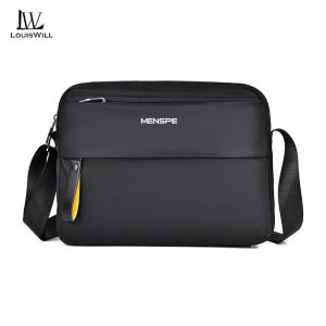 LouisWill Mens Shoulder Bag Casual Chest Bag Cross Body Bag Pouch Bag Casual Chest Bag Fashion Shoulder Bag Waterproof PU Leather Casual Sport Street Bag for Travel Outdoor