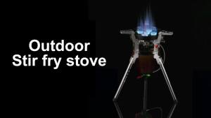 BRS | BRS-69A High Firepower Stove 8400W Outdoor Gas Stove Foldable Camping Burner Stove for Picnic Cooking Propane Stove Burner Stand