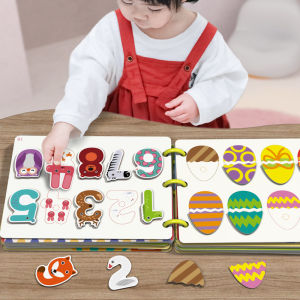 New Montessori Scene Stickers for Children DIY Hand-on Puzzle Reusable Books Cartoon Learning Cognition for Kids Gift