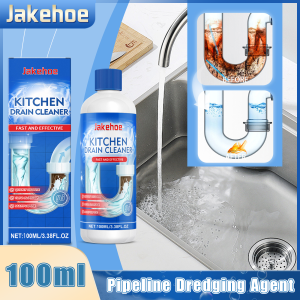Drainage Pipe Dredge Agent Quickly Dredge Sewer Kitchen Bathroom Hair Grease Clean Dissolved Dredge To Remove Odor