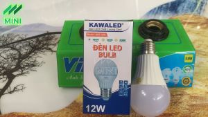 Bóng đèn Led Buld KAWALED A65 12W thân nhựa