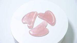 [CHÍNH HÃNG] Đá Thạch Anh Guasha Massage Mặt Guasha Hồng Cao Cấp đạt Kiểm Định Skincare