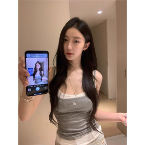 Áo Ba Lỗ Không Tay Phong Cách Mỹ Cho Nữ Mùa Hè Mặc Ngoài Trời Áo Ba Lỗ Không Tay Pure Desire Hot Bé Gái Mặc Trong Và Ngoài