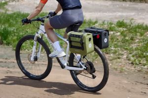 ROCKBROS Waterproof Bike Pannier Bag Portable Mutifunctional Shoulder Bag 9-14L Big Storage Trunk Pack Cycling Travel Cycling