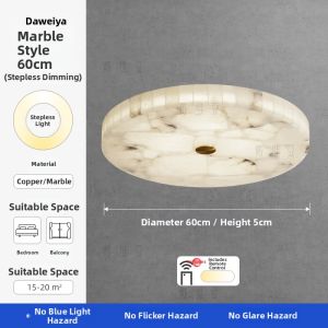 DAIWEIYA | Nordic Minimalist Luxury Marble Ceiling Light