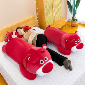 GẤU DÂU LOTSO MINISO SIZE LỚN GỐI ÔM HÌNH GẤU DÂU LOTSO VẢI MINISO SIÊU MỊN CO GIÃN 4 CHIỀU AN TOÀN CHO BÉ