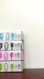 SPATULA SILIKON 5 IN 1 Set Alat Masak Sutil Scrap Kocokan Silicone Anti Lengket Tahan Panas Serbaguna Awet Tahan Lama