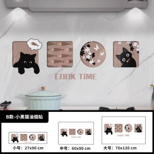 Resistant to High Temperatures Kitchen Stickers Oil Smoke Proof Wall Decals for Restaurant Home Use Cabinet Fireproof PVC