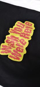 Baju Kaos Band Restrong Monster Lengan Pendek Katun Combads 30s Hitam