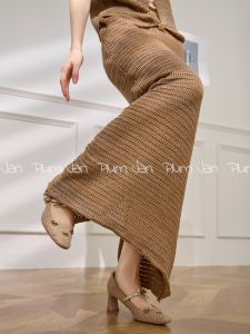 PlumJan | Bộ Áo Vest Không Tay và Chân Váy Dây Cao Elegance Phong Cách Cho Mùa Hè
