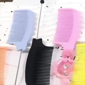 Bộ 5 Lược Chải Tóc Nhiều Màu Đính Hạt Trang Điểm Chuyên Nghiệp Dụng Cụ Tạo Kiểu Tóc Thật Và Tóc Giả Sáng Tạo DIY Đính Hạt Lược 19Cm