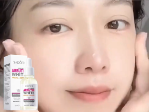 SADOER Whitening Brightening Serum Cerah Maksimal Untuk Kulit Sensitif Dan Berminyak Dengan Hyaluronic & Collagen ARBUTIN WHITE