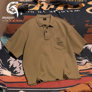 GYXT | เสื้อโปโลคอปก ทรงหลวมไซส์ใหญ่ สำหรับฤดูร้อน