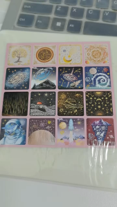 16 ชิ้น Star Moon spirit พื้นที่ปานกลางและจักรวาล Creative สเปรย์ภาพวาด Graffiti ภาพวาดแม่แบบ DIY บัญชีมือ