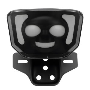 KEVANLY | Motorcycle Skull Head Shaped LED Rear Tail Decorative Light Colorful Turn Signal Integration Flashing Lamp License Plate Light
