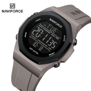 NAVIFORCE Digital Watches for Men Sports LCD Wristwatches  50m Waterproof Sport Watch Digital Light Stopwatch Military Men Watch