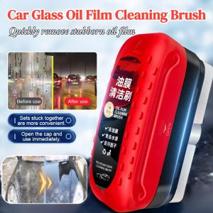 Car Glass Oil Film Cleaning Brush Windshield Window Water Spot And Stain Remover Anti-Frog Water Repellent Cleanser