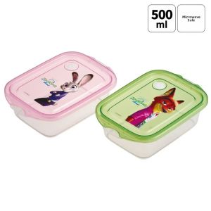 Skater | Zootopia Theme Childrens Lunch Box Insulated Water Bottle Fruit Box