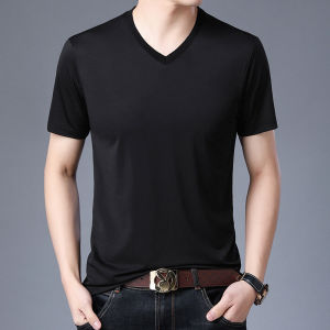 New Mens Latin Dance Short Sleeve T-Shirt Modern Dance Clothes Social Dancing Practice Cotton Summer Thin Model Gym Fitness