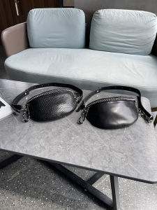 Missfay High-End Customized Bubble Sheep Leather Chest Bag 2023 New Personalized Small Crowded Single Shoulder Slant Cross Genuine Leather Waist Bag