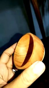 PROMO BISA BAYAR DITEMPAT - COD Mangkok Mangkuk Kecil Sambal Acar 6cm Kayu Mahoni Premium Termurah
